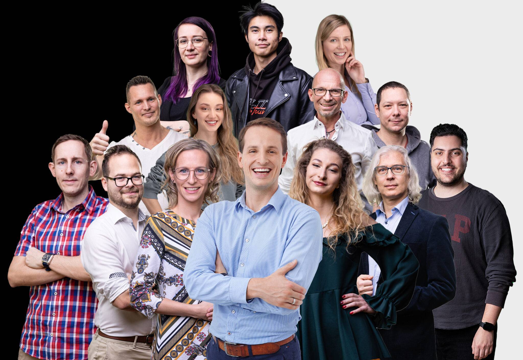 Das Team von Pfeffel & Partner — Gruppenfoto